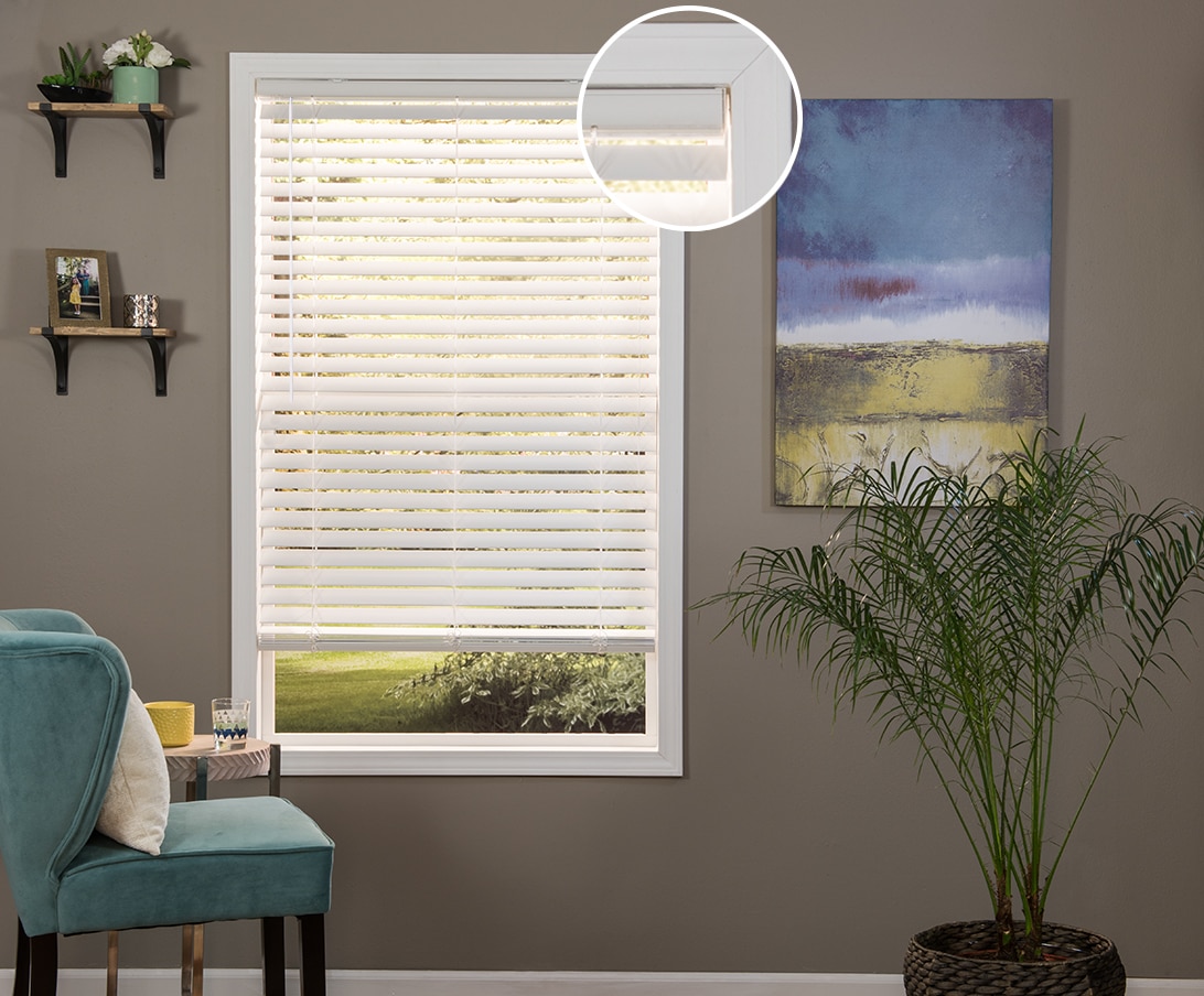 Cheapest faux deals wood blinds